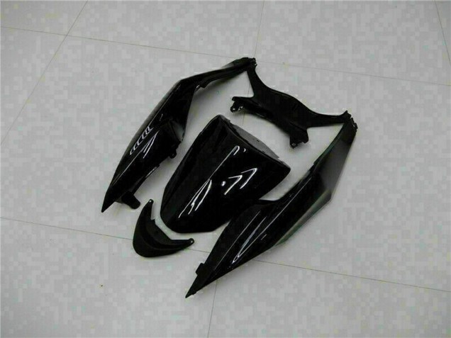 Carenados Moto Kawasaki ZX6R 2009-2012 - Negro Brillante Verde Baratos