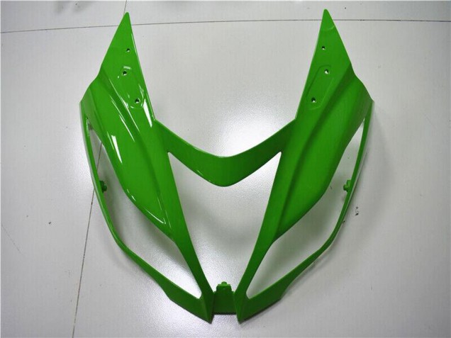 Carenados Moto Kawasaki ZX6R 2013-2018 - Verde Blanco Negro Brillante Baratos