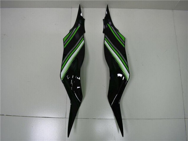Carenado Moto Kawasaki ZX6R 2013-2018 - Verde Negro Brillante Baratos
