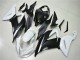Carenados ABS Kawasaki ZX6R 2013-2018 - Blanco Negro Mate Baratos