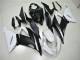 Carenados ABS Kawasaki ZX6R 2013-2018 - Blanco Negro Mate Baratos