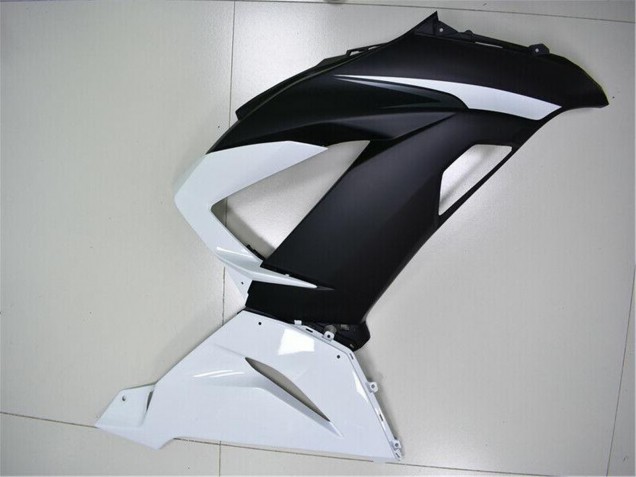 Carenados ABS Kawasaki ZX6R 2013-2018 - Blanco Negro Mate Baratos