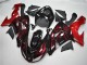 Carenado Moto Kawasaki ZX10R 2006-2007 - Negro Brillante Rojo Llama Baratos