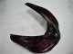 Carenado Moto Kawasaki ZX10R 2006-2007 - Negro Brillante Rojo Llama Baratos