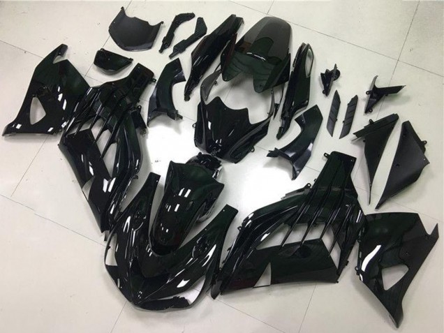 Carenados Moto Kawasaki ZX14R ZZR1400 2012-2024 - Negro Brillante Baratos