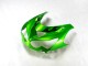 Carenado Moto Kawasaki ZX14R ZZR1400 2012-2024 - Verde Negro Brillante Baratos