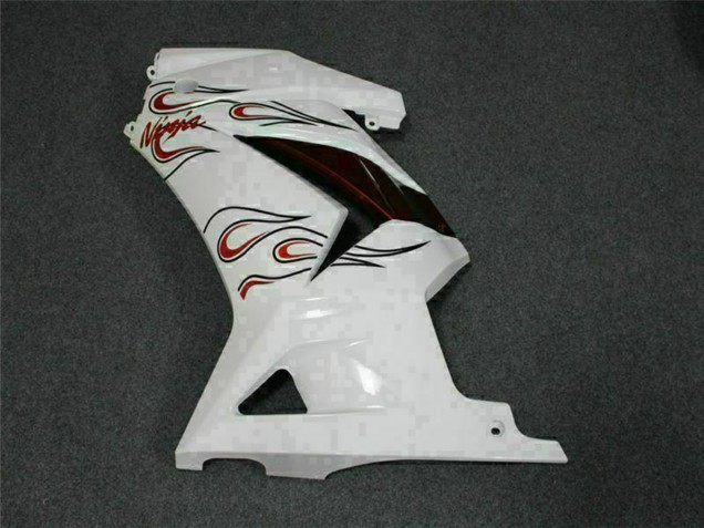 Carenados Moto Kawasaki EX250 2008-2012 - Blanco Rojo Baratos