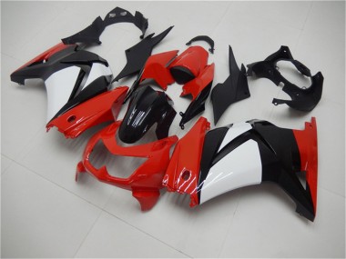 Carenados Moto Kawasaki EX250 2008-2012 - Rojo Blanco Negro Baratos