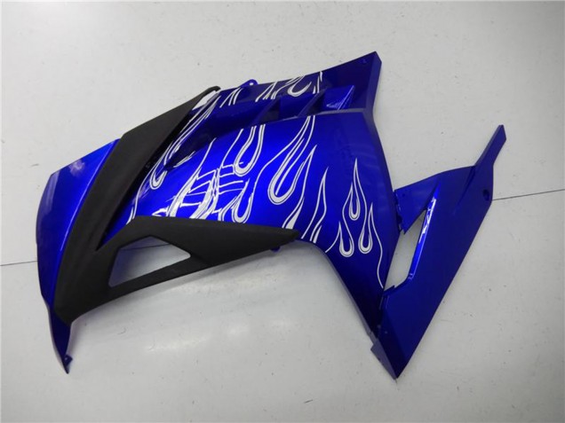 Carenados Moto Kawasaki Ninja 300 EX300R 2013-2024 - Azul Negro Blanco Llama Baratos