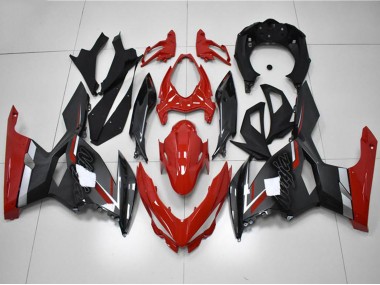 Carenados Moto Kawasaki EX400 2018-2024 - Rojo Gris Negro Baratos