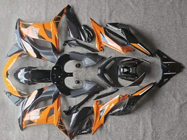 Carenados Moto Kawasaki EX650 2017-2019 - Naranja Negro Baratos