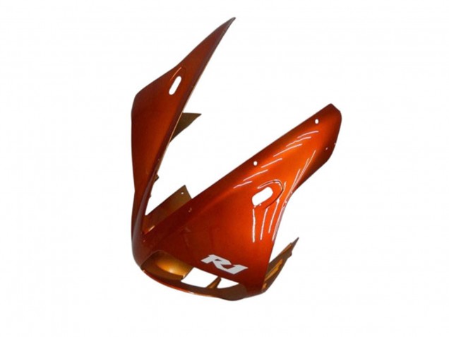 Carenados Moto Yamaha YZF R1 2002-2003 - Naranja Negro Mate Baratos