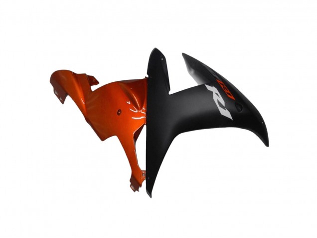 Carenados Moto Yamaha YZF R1 2002-2003 - Naranja Negro Mate Baratos