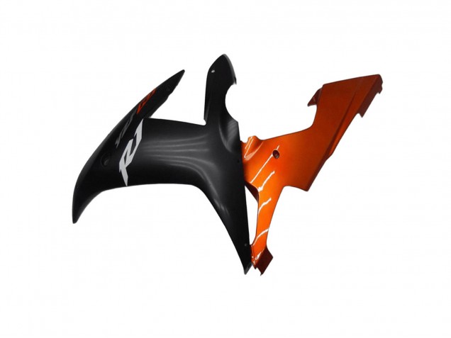 Carenados Moto Yamaha YZF R1 2002-2003 - Naranja Negro Mate Baratos