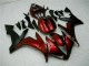 Carenados Moto Yamaha YZF R1 2004-2006 - Rojo Granate Negro Mate Baratos