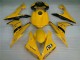 Carenados Moto Yamaha YZF R1 2004-2006 - Amarillo Negro Brillante Dunlop 50 Baratos