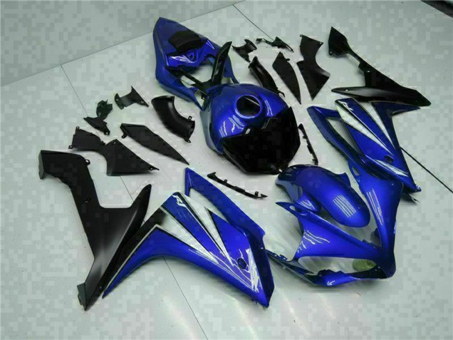 Carenado Moto Yamaha YZF R1 2007-2008 - Azul Blanco Negro Baratos