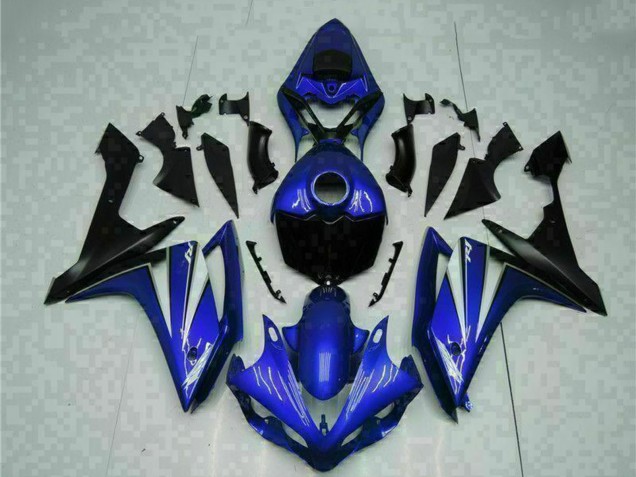 Carenado Moto Yamaha YZF R1 2007-2008 - Azul Blanco Negro Baratos