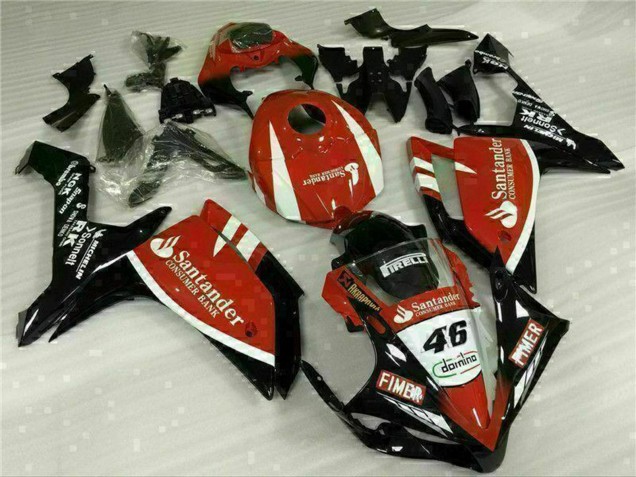 Carenados Moto Yamaha YZF R1 2007-2008 - Rojo Blanco Negro Fimer Santander 46 Baratos