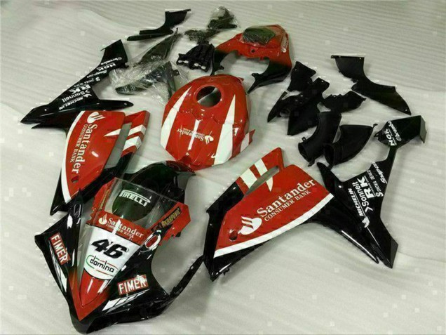Carenados Moto Yamaha YZF R1 2007-2008 - Rojo Blanco Negro Fimer Santander 46 Baratos