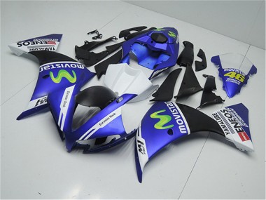 Carenados Moto Yamaha YZF R1 2012-2014 - Azul Blanco Negro Verde MoviStar Yamalube ENEOS Baratos