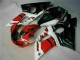 Carenado Moto Yamaha YZF R6 1998-2002 - Blanco Rojo Negro Brillante Baratos