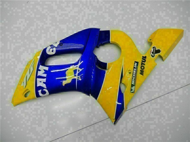 Carenados Moto Yamaha YZF R6 1998-2002 - Amarillo Azul Blanco Camello Motul Baratos