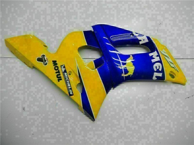 Carenados Moto Yamaha YZF R6 1998-2002 - Amarillo Azul Blanco Camello Motul Baratos