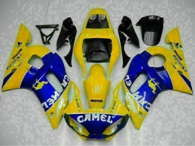 Carenados Moto Yamaha YZF R6 1998-2002 - Amarillo Azul Blanco Camello Motul Baratos