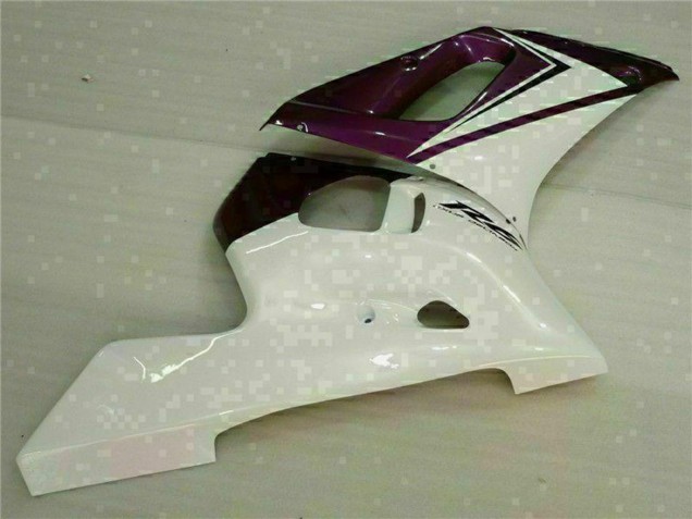 Carenados Moto Yamaha YZF R6 1998-2002 - Blanco Púrpura Baratos