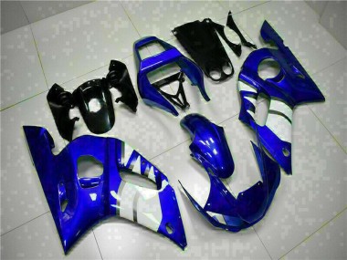 Carenados Moto Yamaha YZF R6 1998-2002 - Azul Blanco Baratos