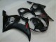 Carenados Moto Yamaha YZF R6 2003-2004 - Negro Brillante Negro Mate Rojo Calcomanías Baratos
