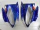 Carenados Moto Yamaha YZF R6 2006-2007 - Azul Amarillo Negro Brillante Tiburón Baratos