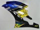Carenados Moto Yamaha YZF R6 2006-2007 - Azul Amarillo Negro Brillante Tiburón Baratos
