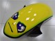 Carenados Moto Yamaha YZF R6 2006-2007 - Azul Amarillo Negro Brillante Tiburón Baratos