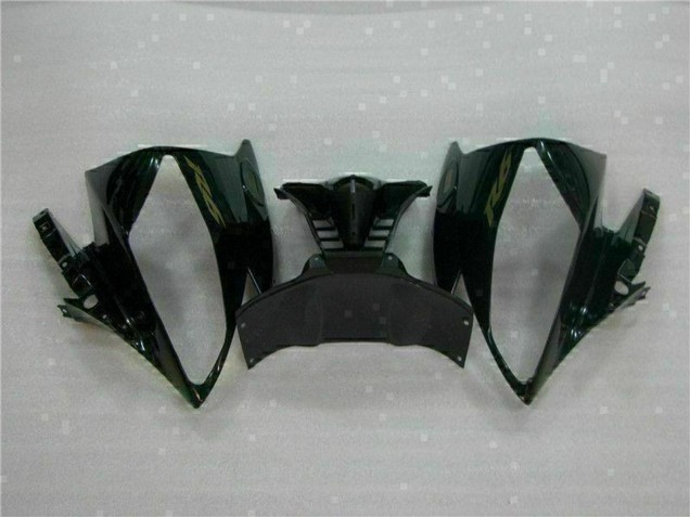 Carenados Moto Yamaha YZF R6 2006-2007 - Negro Brillante Negro Mate Oro Calcomanías Baratos