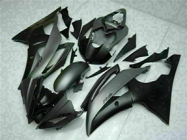 Carenados Moto Yamaha YZF R6 2008-2016 - Gris Negro Mate Baratos