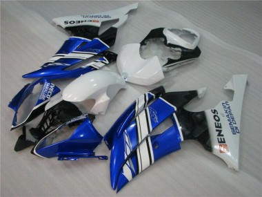 Carenados Moto Yamaha YZF R6 2008-2016 - Blanco Azul Negro ENEOS Semakin Didepan Baratos