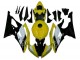 Carenados Moto Yamaha YZF R6 2008-2016 - Amarillo Blanco Negro Brillante Baratos