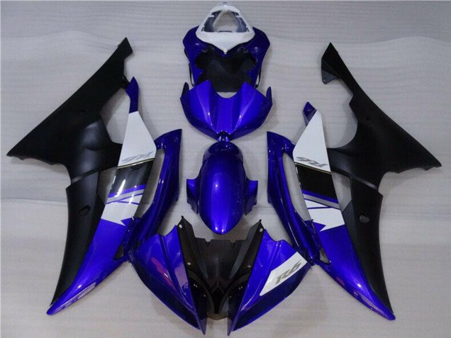 Carenados Moto Yamaha YZF R6 2008-2016 - Blanco Azul Negro Mate Baratos