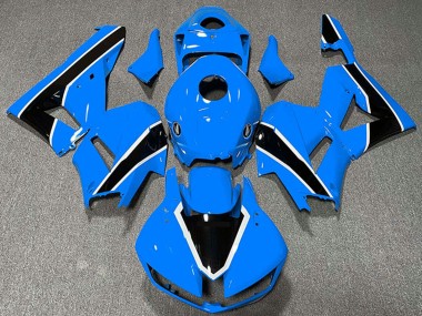 Carenados Moto Honda CBR600RR 2013-2023 - Azul Claro Blanco Negro Brillante Baratos