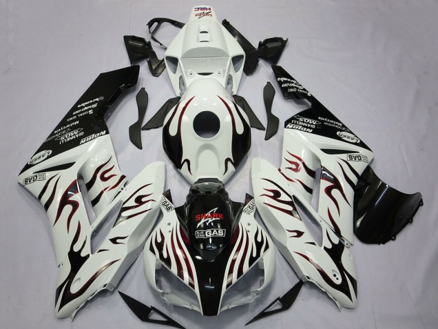 Carenados Moto Honda CBR1000RR 2004-2005 - Blanco Negro Brillante Rojo Llama Baratos