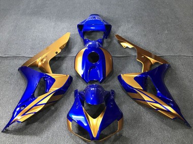 Carenados Moto Honda CBR1000RR 2006-2007 - Oro Azul Baratos