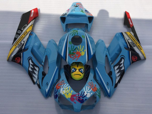 Carenados Moto Honda CBR1000RR 2004-2005 - Azul Amarillo Negro Rojo Tiburón Baratos