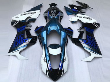 Carenado Moto Honda CBR1000RR 2017-2023 - Blanco Azul Negro Brillante Baratos