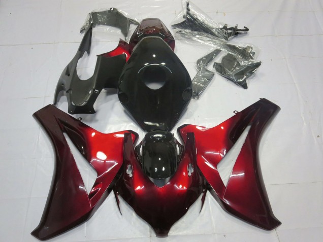 Carenados Moto Honda CBR1000RR 2008-2011 - Rojo Caramelo Negro Baratos