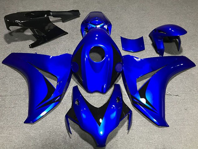 Carenados Moto Honda CBR1000RR 2008-2011 - Azul Profundo Negro Baratos