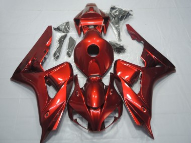 Carenados Moto Honda CBR1000RR 2006-2007 - Rojo Profundo Baratos