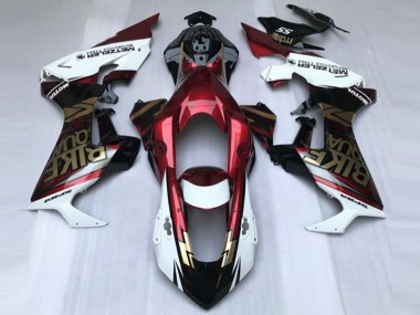 Carenados Moto Honda CBR1000RR 2017-2023 - Blanco Rojo Profundo Negro Brillante Baratos