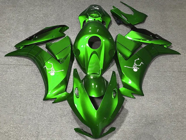 Carenados Moto Honda CBR1000RR 2012-2016 - Verde Eléctrico Negro Brillante Baratos